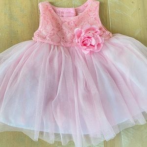 Youngland pink baby dress